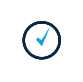 Icon einer Uhr mit Stern im Hintergrund